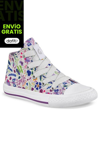 Botas Beebe Alto Lila Para Niña Los Gomosos