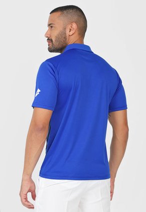 Polo Azul Royal-Negro Lotto