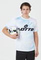 Camiseta Blanco-Azul-Negro Lotto de Lotto