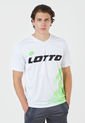 Camiseta Blanco-Negro-Verde Lotto Frank de Lotto