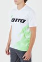 Camiseta Blanco-Negro-Verde Lotto Frank de Lotto