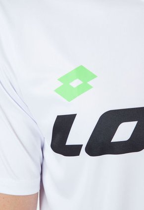 Camiseta Blanco-Negro-Verde Lotto Frank