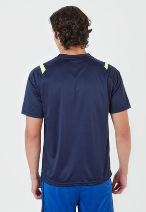 Camiseta Azul-Verde Neón Lotto Edgar