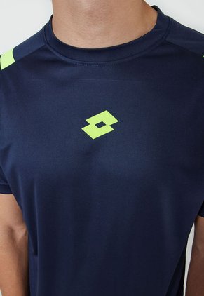 Camiseta Azul-Verde Neón Lotto Edgar