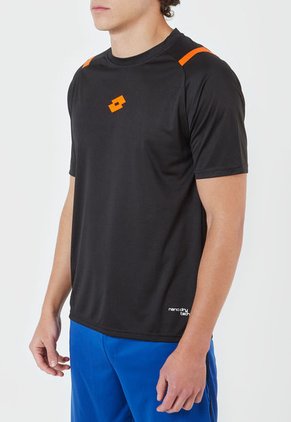 Camiseta Negro-Naranja Lotto Edgar