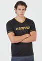 Camiseta Negro-Dorado Lotto de Lotto