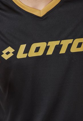 Camiseta Negro-Dorado Lotto