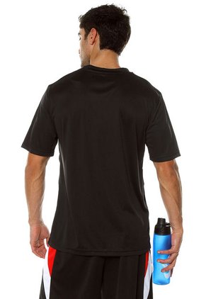 Camiseta Negro-Rojo Lotto