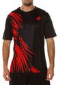 Camiseta Negro-Rojo Lotto de Lotto