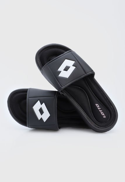 Playera Negro-Blanco Lotto