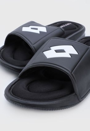 Playera Negro-Blanco Lotto