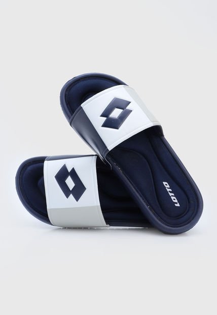 Playera Azul-Blanco-Gris Lotto