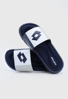 Playera Azul-Blanco-Gris Lotto