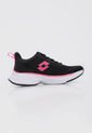 Tenis Training Negro-Blanco-Fucsia Lotto Alagna de Lotto