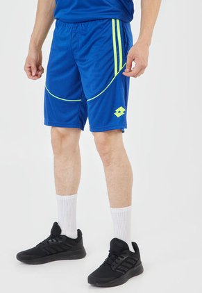 Pantaloneta Azul-Verde Neón Lotto Jowell