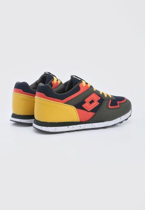 Tenis Lifestyle Verde-Amarillo-Rojo Lotto Orense