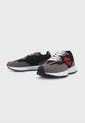 Tenis Lifestyle Gris-Blanco-Negro Lotto Roble de Lotto