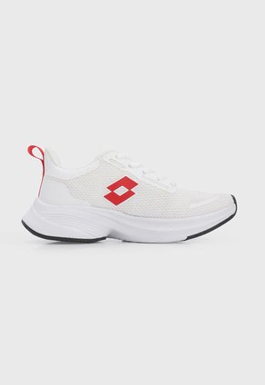 Tenis Training Blanco-Negro-Rojo Lotto Alagna