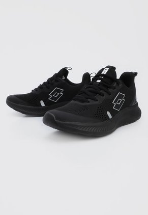 Tenis Training Negro-Plateado Lotto Riti