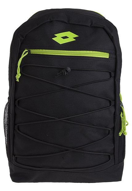 Morral Negro-Verde Neón Lotto Lo-Bady