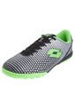 Fútbol  Negro-Plateado-Verde Neón Lotto Rey/Tf de Lotto