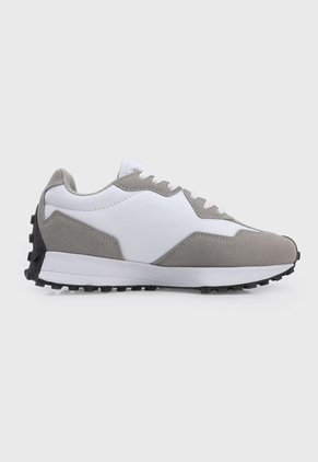 Tenis Lifestyle Blanco-Gris-Negro Lotto Roble