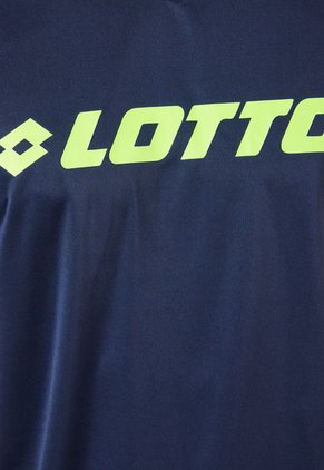 Camiseta Azul-Verde Neon Lotto