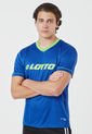 Camiseta Azul-Verde Neon Lotto de Lotto