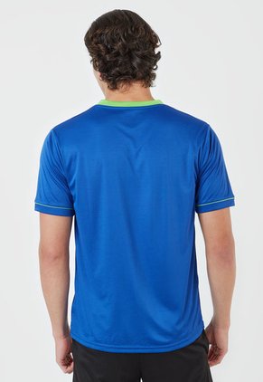 Camiseta Azul-Verde Neon Lotto