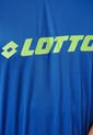 Camiseta Azul-Verde Neon Lotto de Lotto
