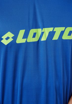 Camiseta Azul-Verde Neon Lotto