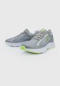 Tenis Training Gris-Blanco-Verde Neon Lotto Relampago de Lotto