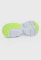 Tenis Training Gris-Blanco-Verde Neon Lotto Relampago de Lotto
