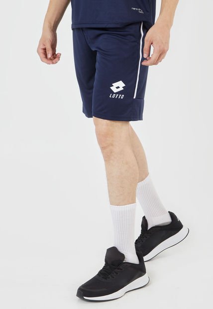 Pantaloneta Azul-Blanco Lotto Thomas