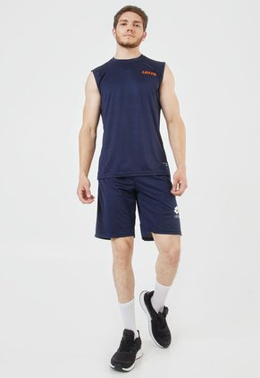 Pantaloneta Azul-Blanco Lotto Thomas