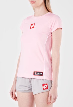 Camiseta Rosa-Blanco Lotto Tori