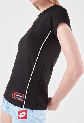 Camiseta Negro-Blanco Lotto Tori