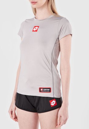 Camiseta Gris-Rojo-Blanco Lotto Tori