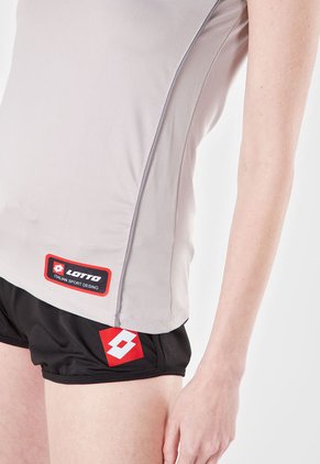 Camiseta Gris-Rojo-Blanco Lotto Tori