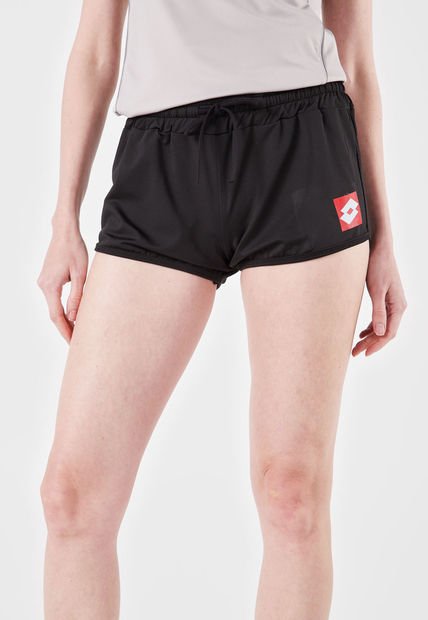 Short Deportivo Negro Lotto Miley