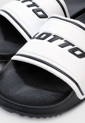 Playera Blanco-Negro Lotto