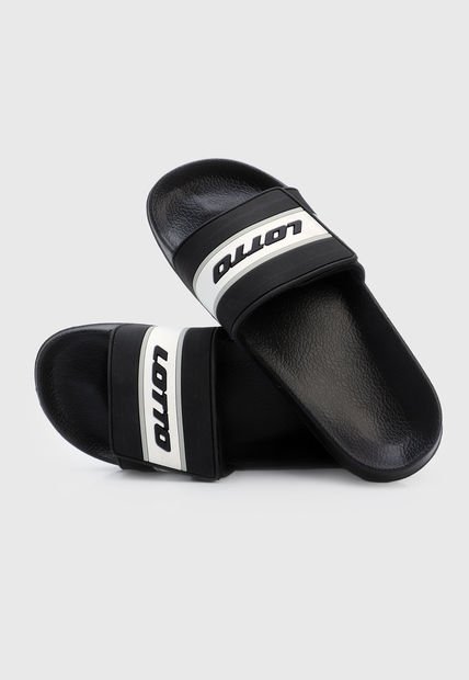 Playera Negro-Blanco-Gris Lotto