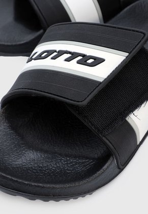 Playera Negro-Blanco-Gris Lotto