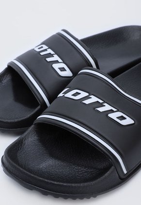 Playera Negro-Blanco Lotto