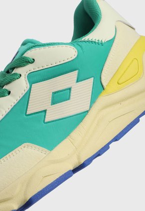 Tenis Lifestyle Amarillo-Verde-Azul Lotto Pinor