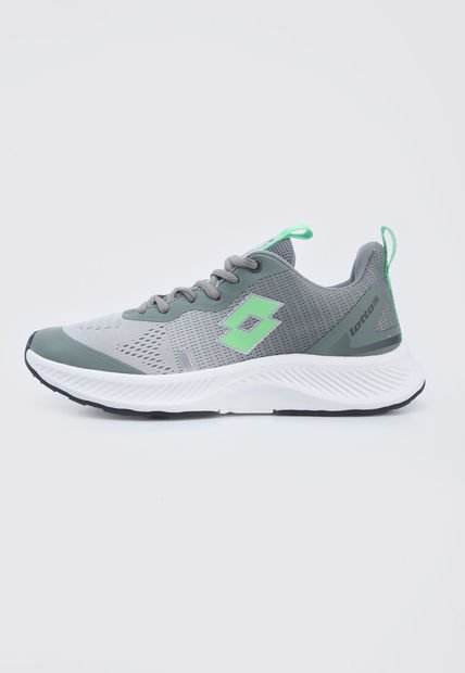 Tenis Training Gris-Plateado-Menta Lotto