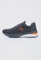 Tenis Lifestyle Gris-Naranja-Blanco Lotto Rayo de Lotto