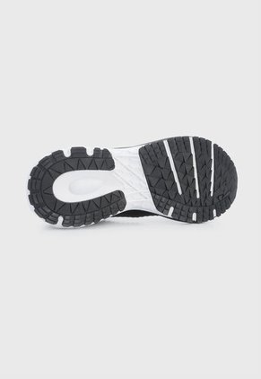 Tenis Lifestyle Negro-Blanco-Plateado Lotto Rayo