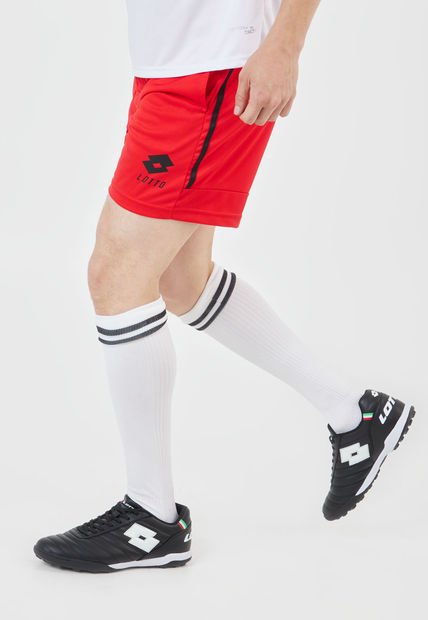 Pantaloneta Rojo-Negro Lotto Thomas