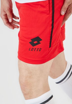 Pantaloneta Rojo-Negro Lotto Thomas